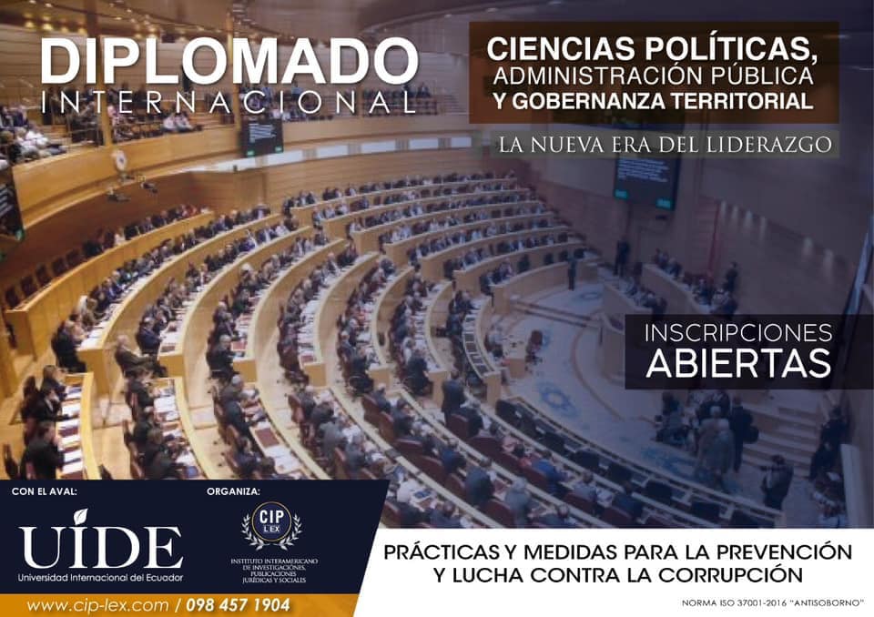 Diplomado en Ciencias Políticas, Administración Pública y Gobernanza Territorial Diplomado en Ciencias Políticas, Administración Pública y Gobernanza Territorial