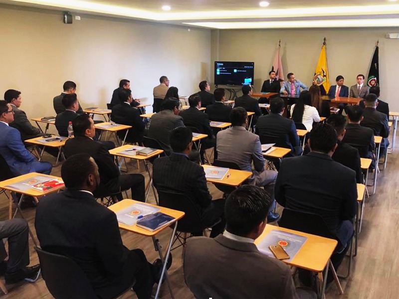 Capacitación a la Unidad de Inteligencia Anti delincuencial de la Policía Nacional del Ecuador en Técnicas de Litigación Oral y Derecho Procesal Penal