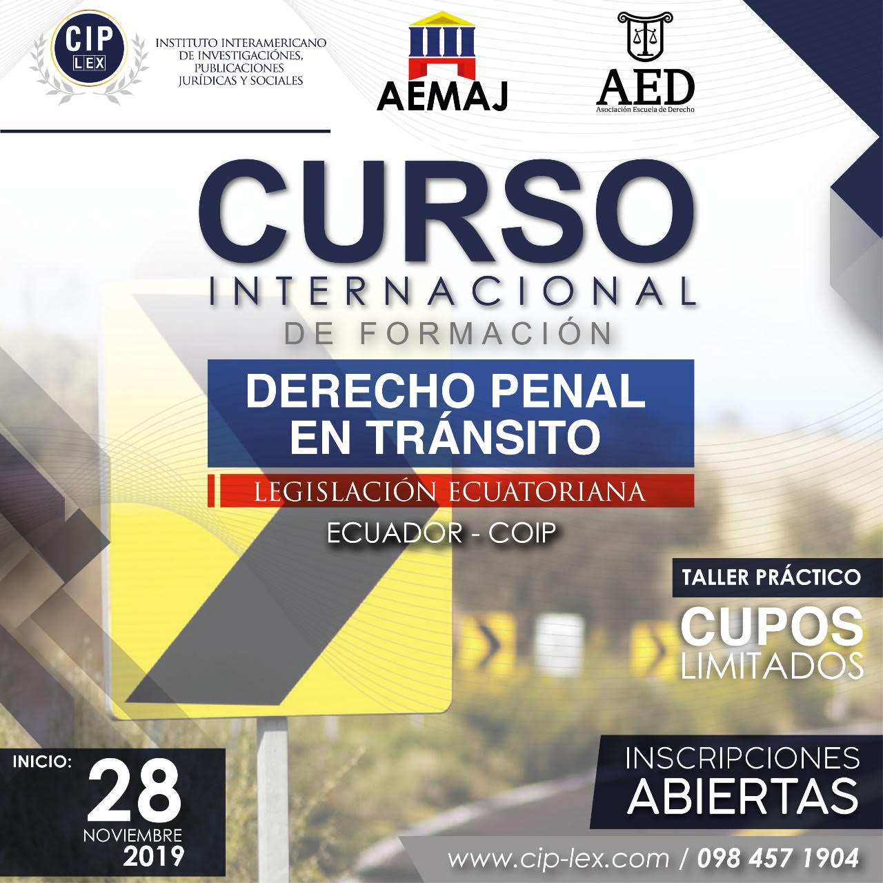 Curso Internacional de Formación de Derecho Penal en materia de Tránsito