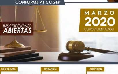 Diplomado Internacional – Derecho Procesal y Litigación Oral conforme al COGEP