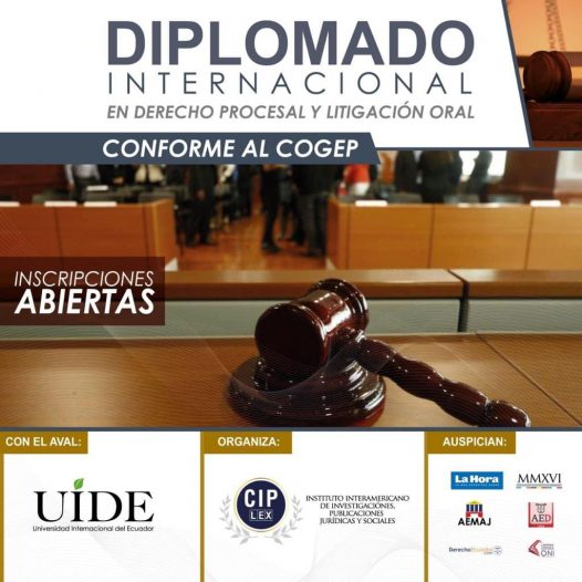 Diplomado Internacional en Litigación Oral conforme al COGEP