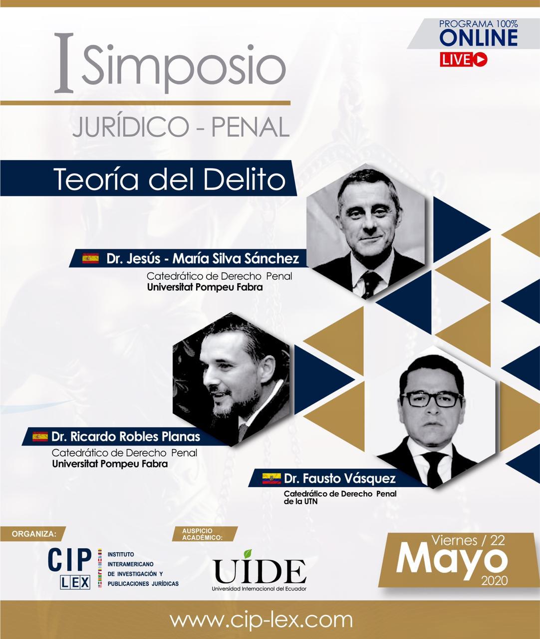 I Simposio Jurídico – Penal “Teoría Del Delito”