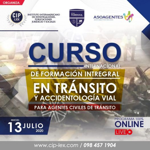 Curso Internacional de Formación Integral en Tránsito y Accidentología vial