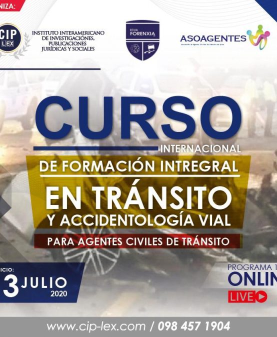 Curso Internacional de Formación Integral en Tránsito y Accidentología vial