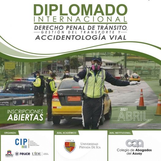 Diplomado Internacional en Derecho Penal en Tránsito, Seguridad y Accidentología Vial