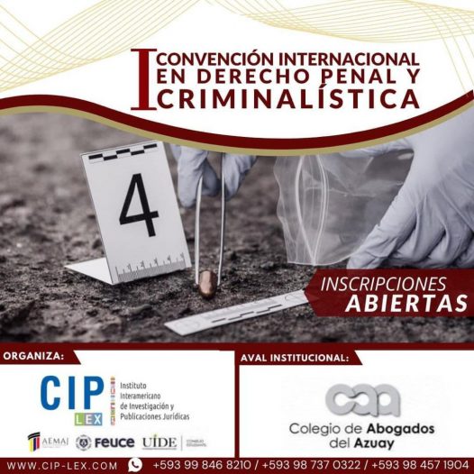Convención Internacional en Derecho Penal y Criminalística