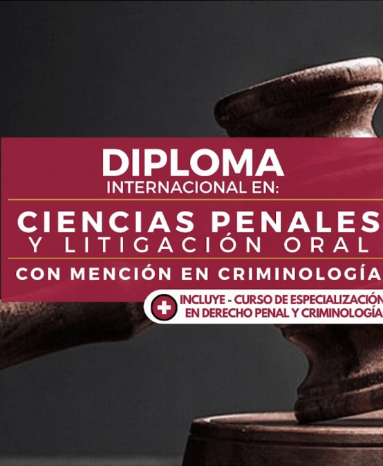 Diploma Internacional en Ciencias Penales y Litigación Oral con mención en Criminología